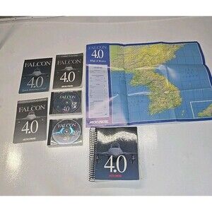 Falcon 4.0 (1998 PC CD ROM Win 95/98 Game) MicroProse With Books And Map **READ*